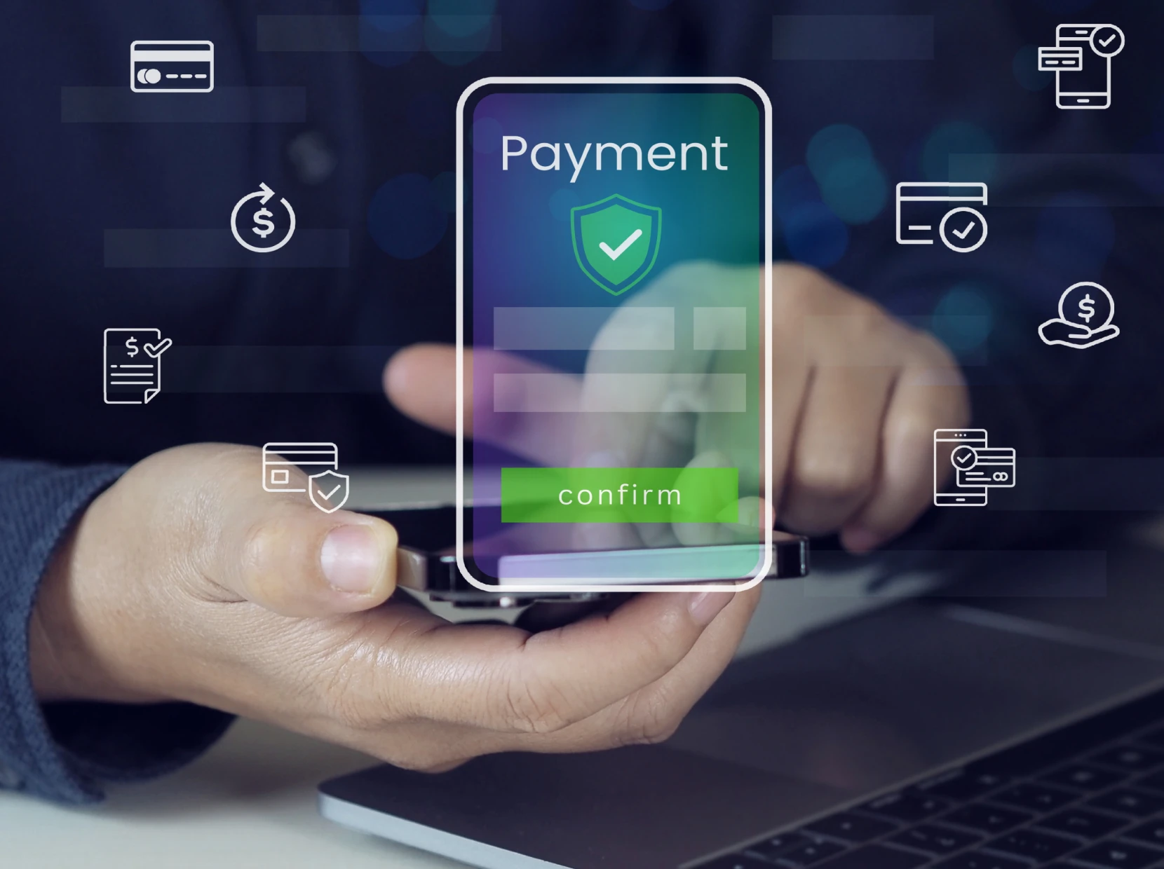 Secure online transaction process